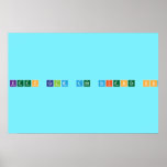 keep calm and science on  Posters