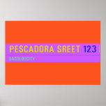 pescadora sreet  Posters