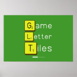 Game
 Letter
 Tiles  Posters