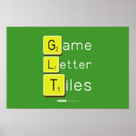 Game
 Letter
 Tiles  Posters