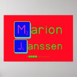 Marion
 Janssen  Posters