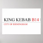 King Kebab  Posters