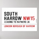South  harrow  Posters
