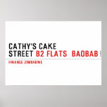 Cathy's Cake Street  Posters