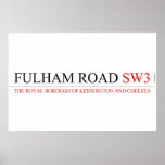 Fulham road  Posters
