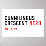 Cunnilingus  crescent  Posters