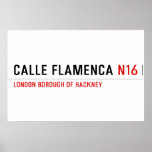 Calle Flamenca  Posters