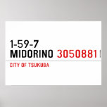 1-59-7  MIDORINO  Posters