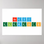 Heavy
 Elements  Posters
