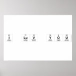 I LuV YOU  Posters