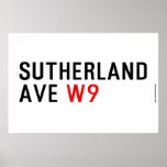 Sutherland ave  Posters