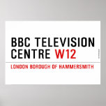 BBC TELEVISION CENTRE  Posters