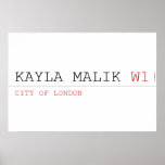Kayla malik  Posters