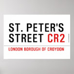 St. peter's Street  Posters
