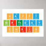 Happy
 Birthday 
 Chris  Posters