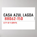 CASA AZUL LAGOA   Posters