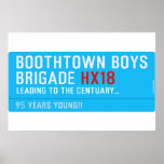 boothtown boys  brigade  Posters