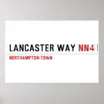 Lancaster Way  Posters