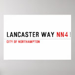 Lancaster Way  Posters