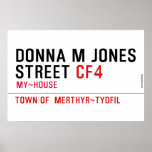 Donna M Jones STREET  Posters
