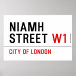 Niamh Street  Posters