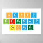 Happy
 Birthday
 George  Posters