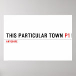 This Particular Town  Posters