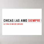 Chicas las amo  Posters