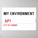 My environment    Posters