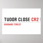 TUDOR CLOSE  Posters