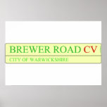 brewer road  Posters
