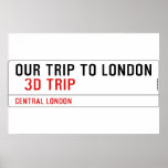 our trip to London    Posters