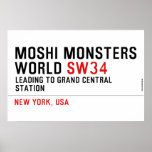 mOSHI mONSTERS wORLD  Posters
