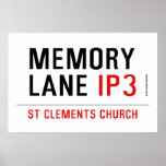 mEMORY LANE  Posters