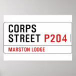 Corps Street  Posters