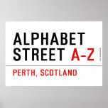 Alphabet  Street  Posters