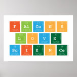 Falcons
 love
 Science  Posters