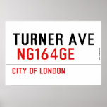 turner ave   Posters