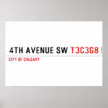 4th Avenue SW  Posters