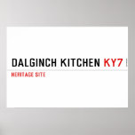 Dalginch Kitchen  Posters