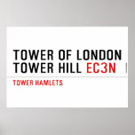Tower of London Tower Hill  Posters
