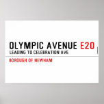 Olympic Avenue  Posters