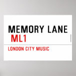 Memory Lane   Posters