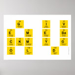 g  i v
 E m e ba
 Ckm y g
 O l  d.  Posters