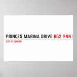 PRINCES MARINA DRIVE  Posters