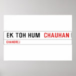 ek toh hum   Posters