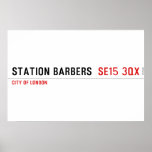 Station barbers   Posters