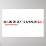 Ruilen en gratis afhalen  Posters