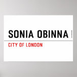 SONIA OBINNA  Posters