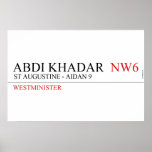 abdi khadar   Posters